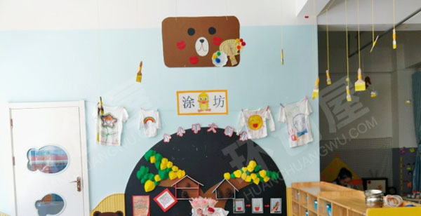 幼儿园教室卡通动物区域牌吊饰图片