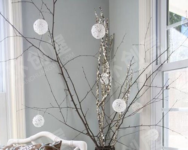 幼儿园用气球做灯饰吊饰图片