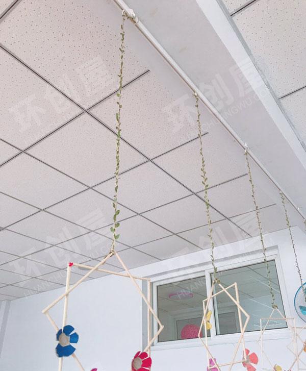 幼儿园森系废物利用纸杯筷子吊饰图片