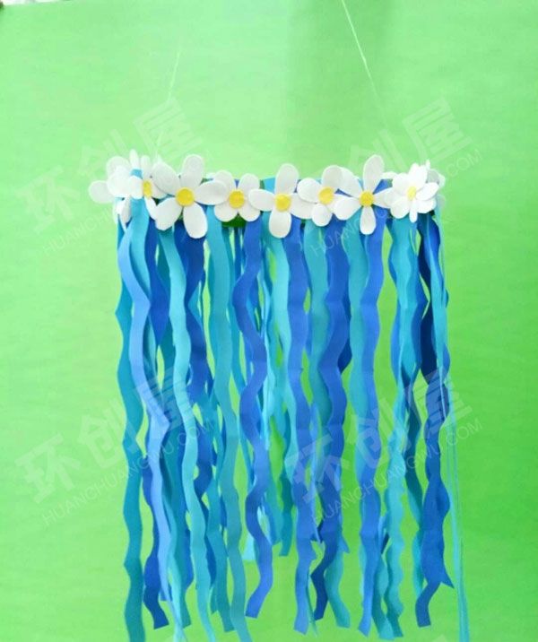 幼儿园小清新少女心绿色挂饰图片