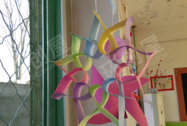 幼儿园元旦手工自制优质灯笼窗花挂饰图片