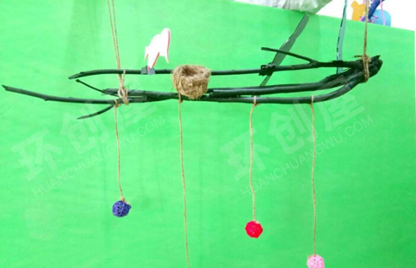 幼儿园小清新少女心绿色挂饰图片