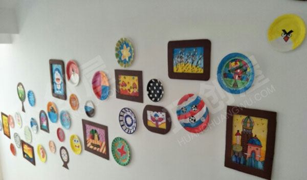 幼儿园走廊楼道墙面装饰绘画环创图片