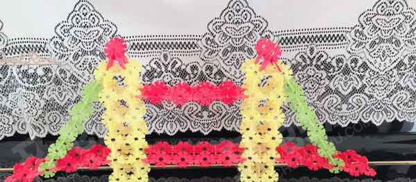 幼儿园建构区雪花片拼接桥环创图片