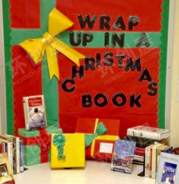 幼儿园温暖的冬季图书角阅读区图片