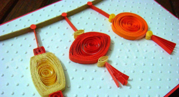 幼儿园美工区立体有型的灯笼贺卡图片