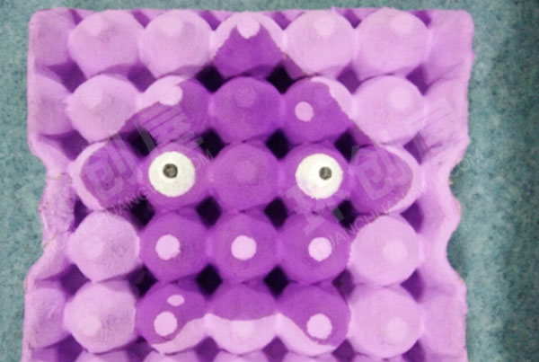 幼儿园美工区创意蛋托画图片