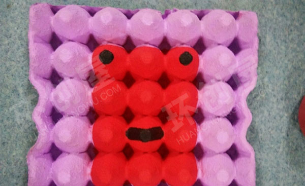 幼儿园美工区创意蛋托画图片