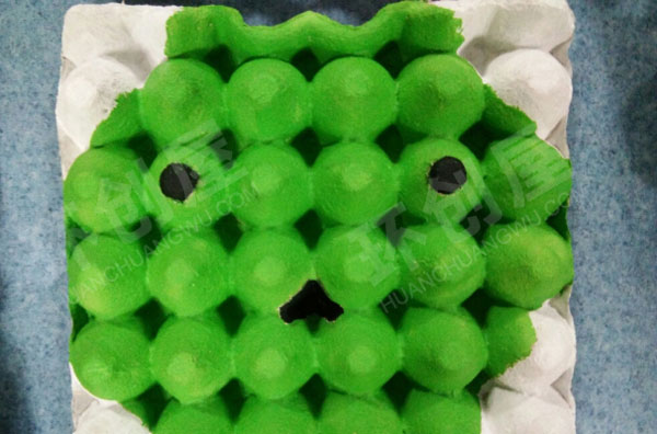 幼儿园美工区创意蛋托画图片