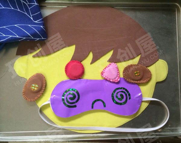 幼儿园科学区自制孙悟空面罩图片