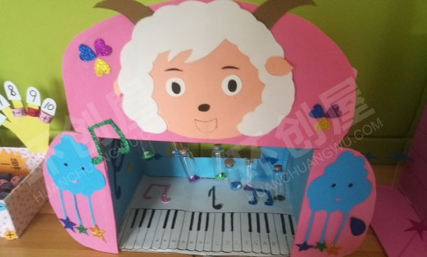 幼儿园科学区自制教玩具有趣环创图片