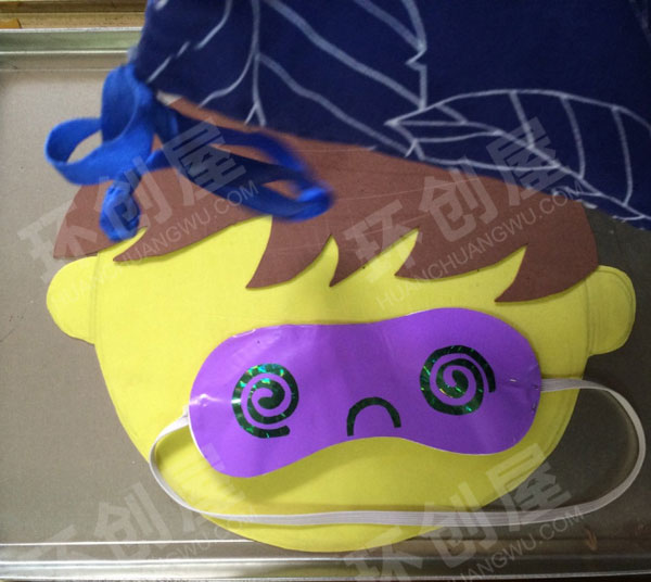 幼儿园科学区自制孙悟空面罩图片