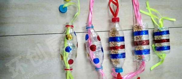 幼儿园科学区自制教玩具沙锤图片