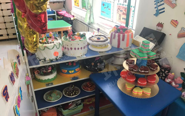 幼儿园角色游戏纯手工制作的甜品图片