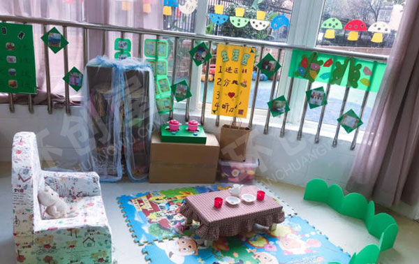 幼儿园角色游戏小小茶馆图片