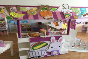 幼儿园角色游戏手工卡纸甜品店图片