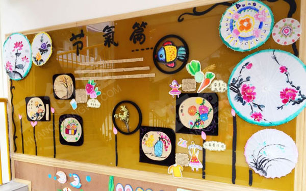 幼儿园中国风我是中国人主题墙环创图片