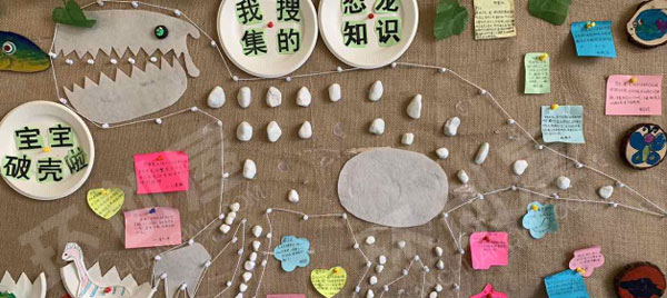 幼儿园恐龙探险队墙面布置环创图片