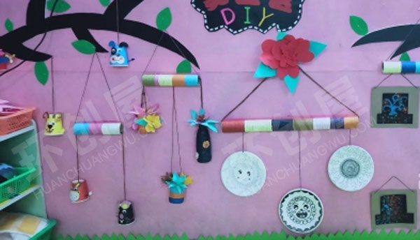 幼儿园简单易做的美工作品墙面布置环创图片