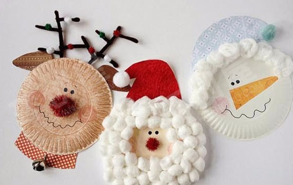 幼儿园纸盘作画环创吊饰图片