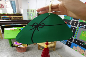 幼儿园手工端午节粽子吊饰环创图片