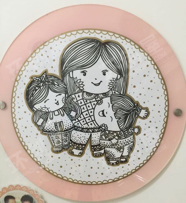 幼儿园走廊线条画生活养成墙环创图片