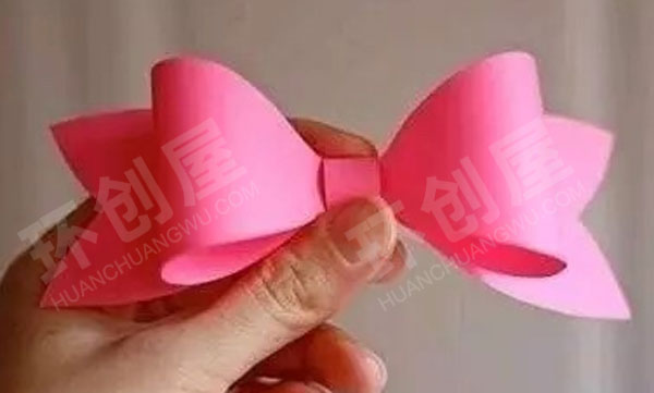 幼儿园美工区卡纸手工折纸蝴蝶花图片