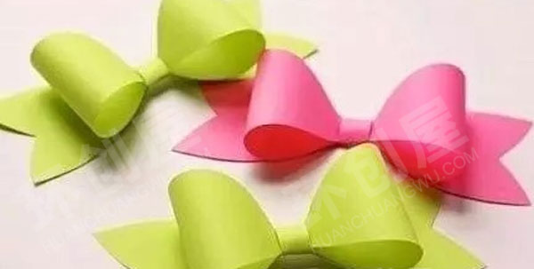 幼儿园美工区卡纸手工折纸蝴蝶花图片