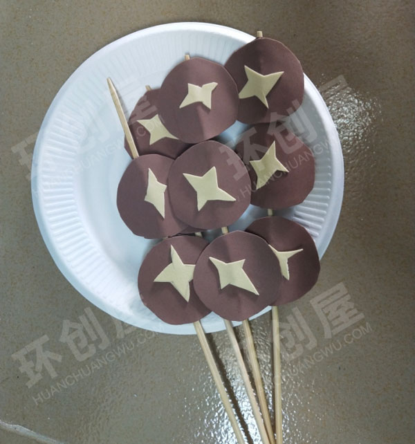 幼儿园角色游戏手工纸烧烤区环创图片