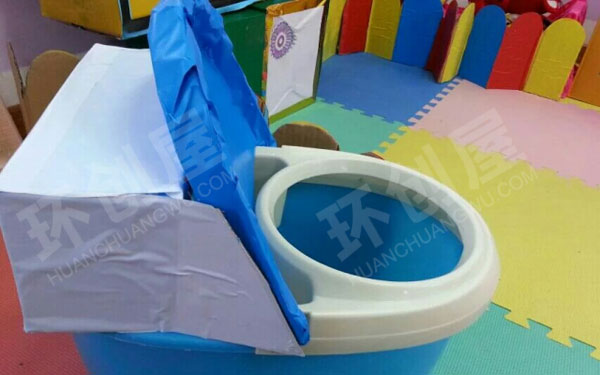 幼儿园角色游戏房间马桶设备环创图片