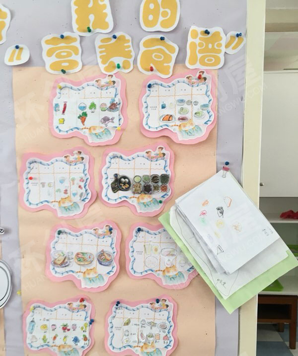 幼儿园吃得香长得棒小猪佩奇主题墙环创图片