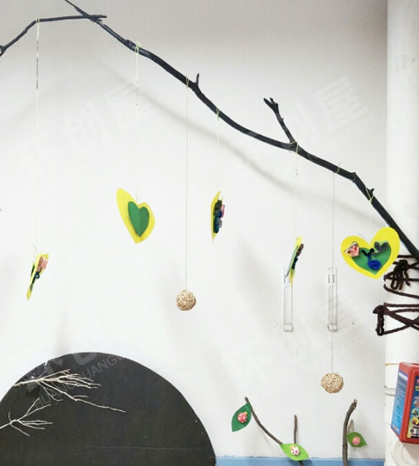 幼儿园可爱的动物主题墙环创图片