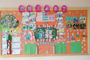 幼儿园我要上小学了主题墙环创图片5张