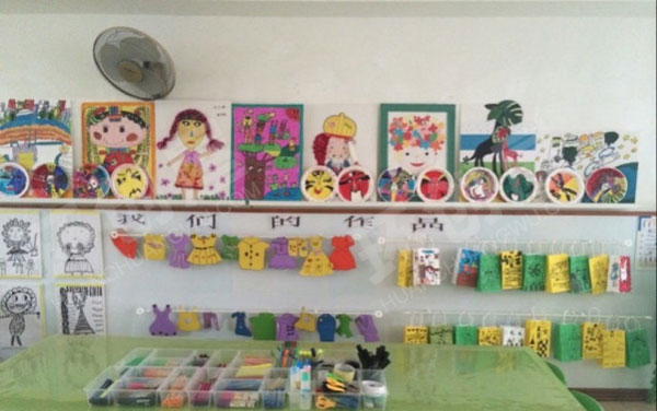 幼儿园墙面布置创意好看的美术创作环创图片