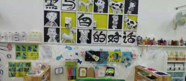 幼儿园墙面布置创意好看的美术创作环创图片