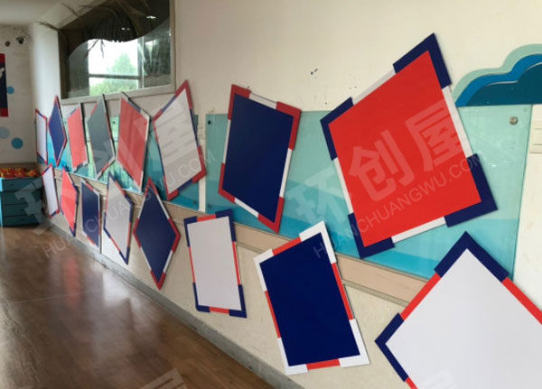 幼儿园英伦风海洋风墙面布置环创图片