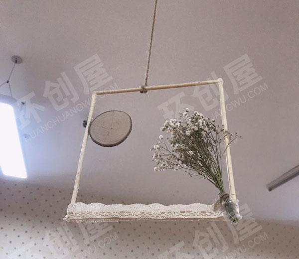 幼儿园森系田园风筷子干花吊饰环创图片