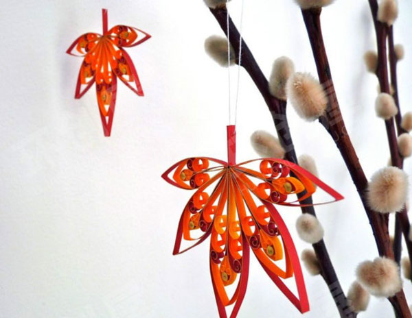 幼儿园卡纸手工百态挂饰环创图片