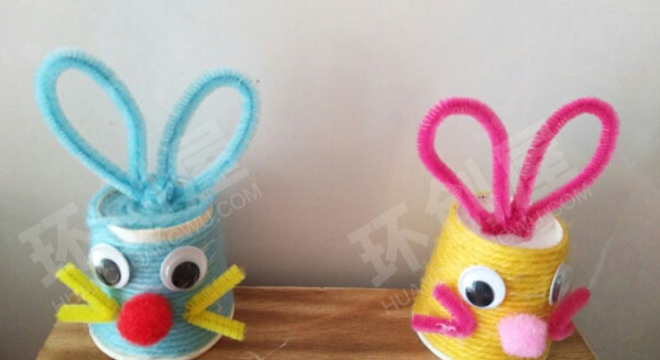 幼儿园废物利用环保各种美术作品展图片