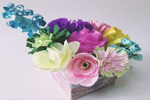 幼儿园母亲节的手工花作品展示图片5张