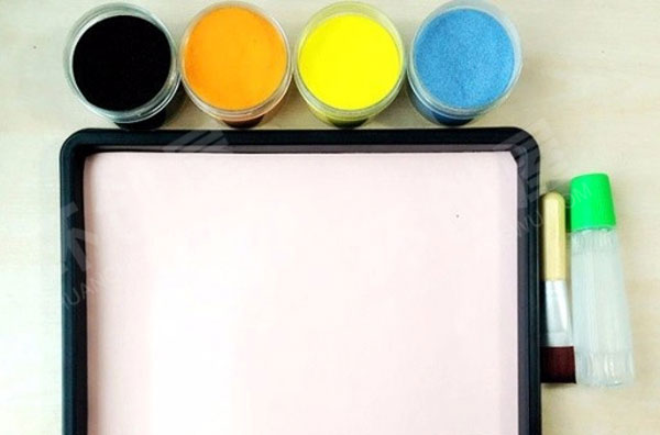 幼儿园美工区你是沙儿我是画环创图片