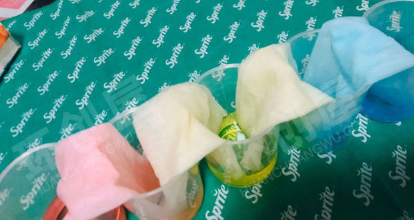 幼儿园科学区科学小课堂色彩接力环创图片