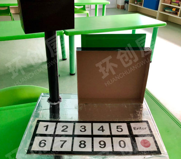 幼儿园娃娃家美食店各种设备环创图片