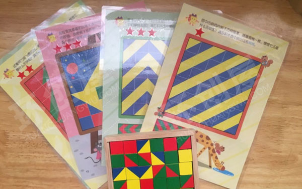 幼儿园益智区魔法积木环创图片