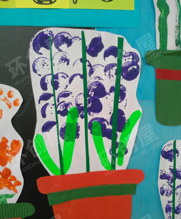 幼儿园主题墙春天创意画我的小手真能干环创图片