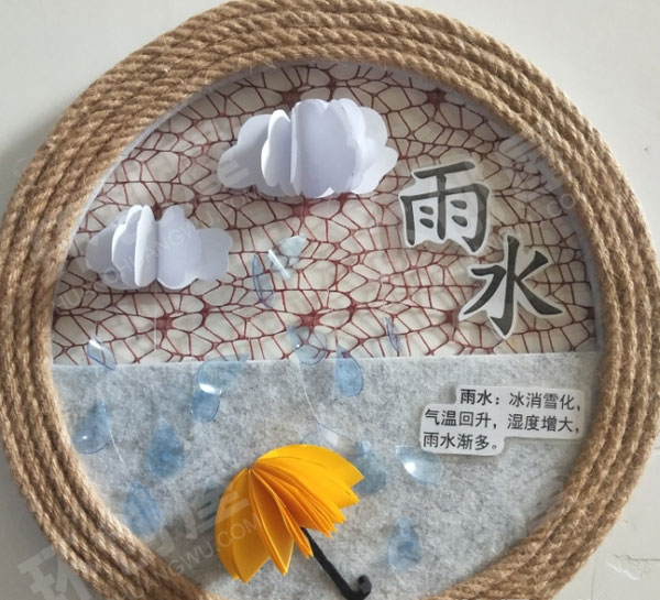 幼儿园墙面布置森系田园风二十四节气环创图片