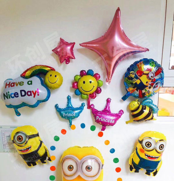 幼儿园墙面布置小黄人卡通风环创图片