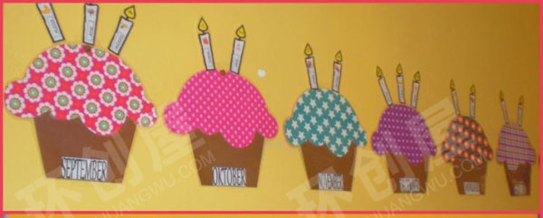 幼儿园墙面布置生日墙创意装饰环创图片