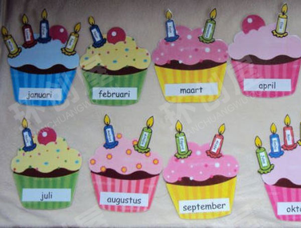 幼儿园墙面布置生日墙创意装饰环创图片