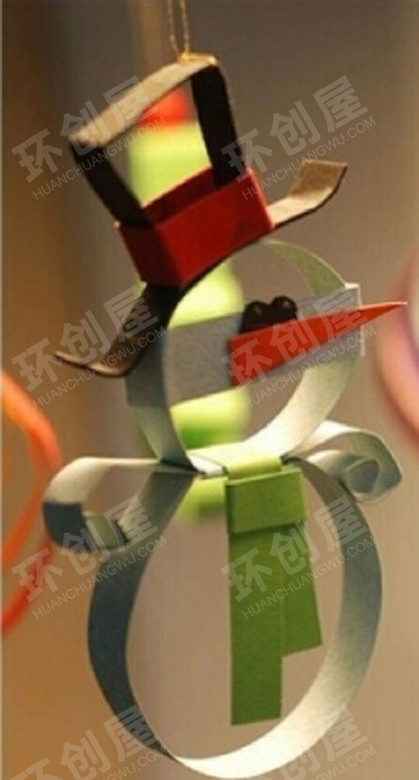 幼儿园圣诞小手工吊饰环创图片